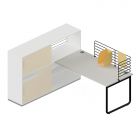 Play & Work bureau met lage kast
