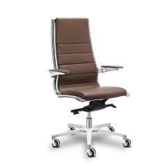Directiestoel Sit It bruin leder