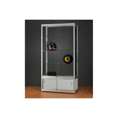 vitrinekast 120 cm met onderkast