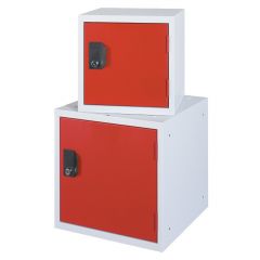 Cube lockers rood