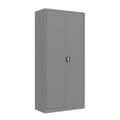 Draaideurkast 195 cm hoog grijs