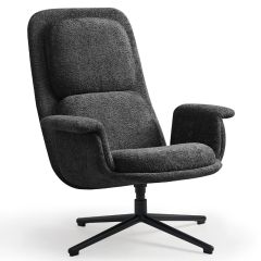 Fauteuil Velora zwart