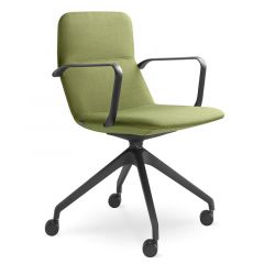 Vergaderstoel op wielen Flexi Light