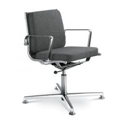 Bureaustoel Fly 703 lage rugleuning zonder wielen
