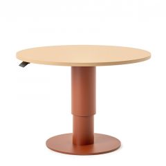Ronde verstelbare tafel Follow meeting