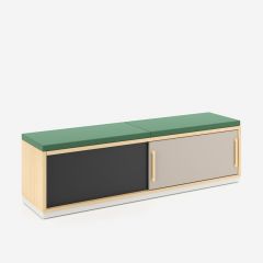 Bank met kast er onder Play & Work