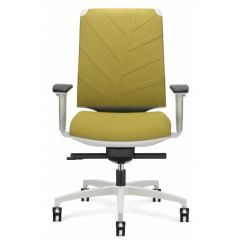 Bureaustoel Leaf rugleuning in bladvorm