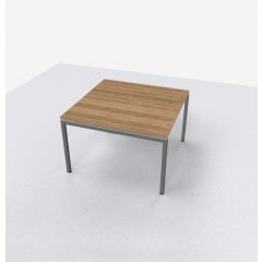 Vierkante vergadertafel 120x120cm