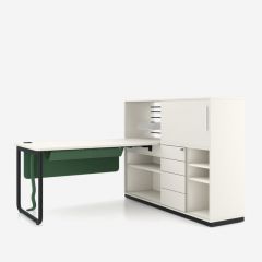 Bureautafel met lage kast Play&Work