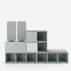 Roomdivider met zitje