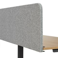 Basic+ scheidingswand bureau afgeronde hoeken