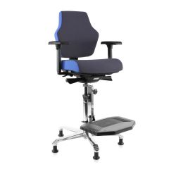 Score at Work 08 Hoge stoel met voetensteun