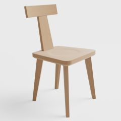 Stoel hout T Coffee koffietentje