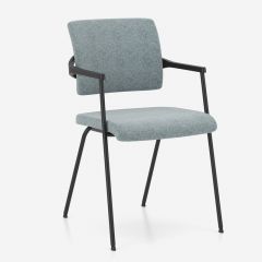 Vergaderstoel Nowy Styl 2Me 4-poots frame zwart