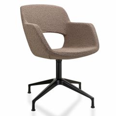 Vergaderstoel spinpoot met uitsparing Whiz