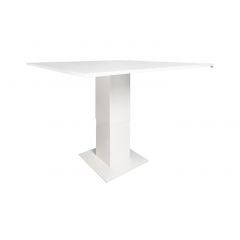 Elektrisch verstelbare vergadertafel Carré wit