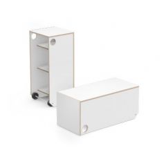 Zitbank en lessenaar in één