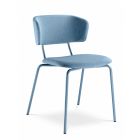 Kantinestoel Flexi Chair blauw frame