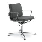 Bureaustoel Fly 703 lage rugleuning zonder wielen
