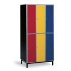 Garderobekast hout dubbeldeurs