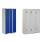 Stalen garderobekast 3 deuren