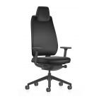 Joyce JC113 bureaustoel met hoge rugleuning en hoofdsteun van leer