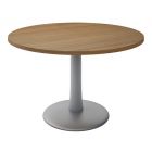 Vergadertafel rond trompetvoet 4 personen