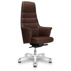 Directiestoel Of Course bruin leder