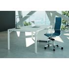 X8 recht bureau wit