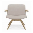 Milos Lounge stoel onderstel hout