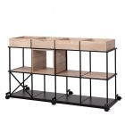 Roomdivider op wielen Saar