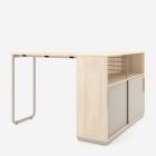 Statafel met kast Play and Work