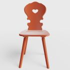 Stoel Hout Vienna oranje