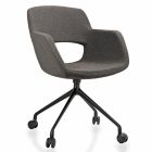 Vergaderstoel op wielen met uitsparing Whiz