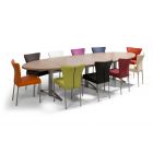 Vergadertafel ovaal T-meeting 3