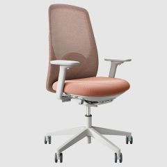 Bureaustoel Be Bright van Be by Beta zalm roze