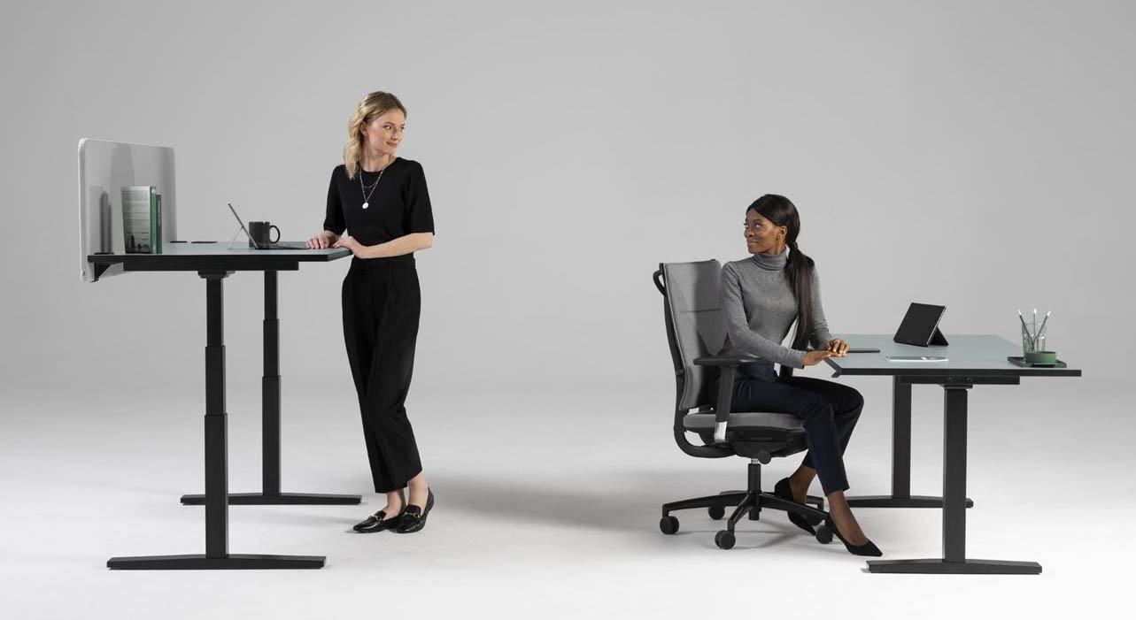 hoe lang staan achter bureau