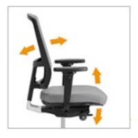 kantelmechanisme sychroonmechaniek bureaustoel