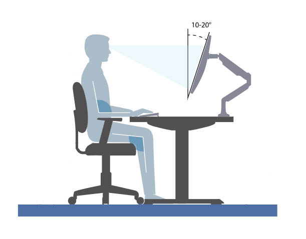 waar moet ik op letten bij instellen bureaustoel