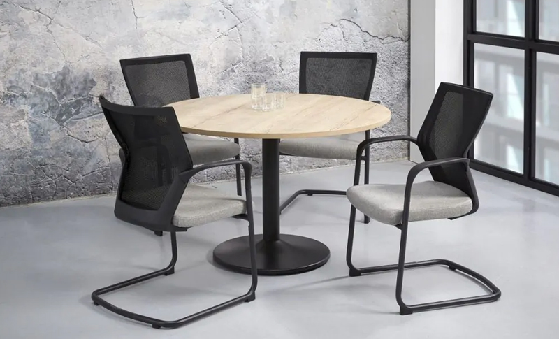 ronde vergadertafel cabaretopstelling